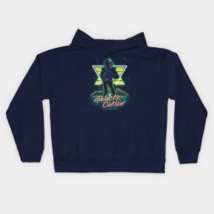 Retro Galactic Outlaw Kids Hoodie